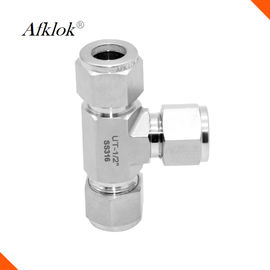 High Pressure 316 Stainless Steel Tube Fittings 3000PSI Water Oil Gas Application