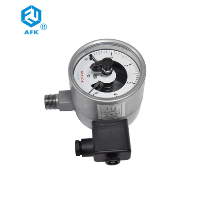AFK 5bar Electric Contact Pressure Gauge Stainless Steel 304 100mm Male Connection