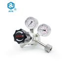 Stainless Steel High Pressure Air Regulator Two Stage Pressure Regulator With Relief Valve