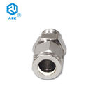 NPT Connector Union SS316 Screwed Tube Fittings 8mm 3000PSI