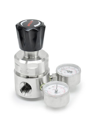 quality Riduttori di pressione ad alta pressione di acciaio inossidabile del regolatore ss 316 del calibro del doppio 3500psi factory