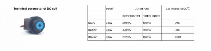 Elettrovalvola a solenoide magnetica di irrigazione del diaframma AC24V per acqua 2